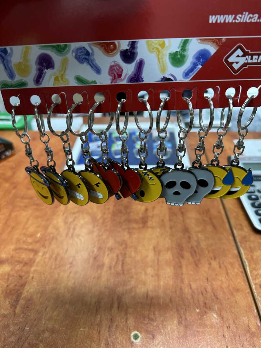 Schlüsselanhänger smiley1
